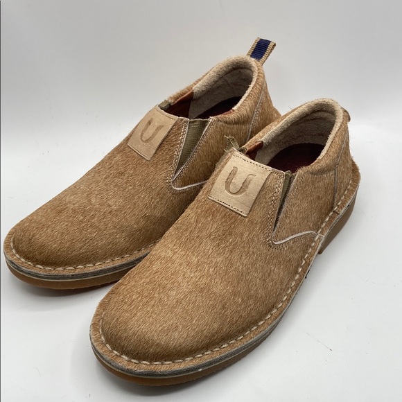 Slip-On Loafers Handcrafted Calf Hair Shoes Men’s 7.5